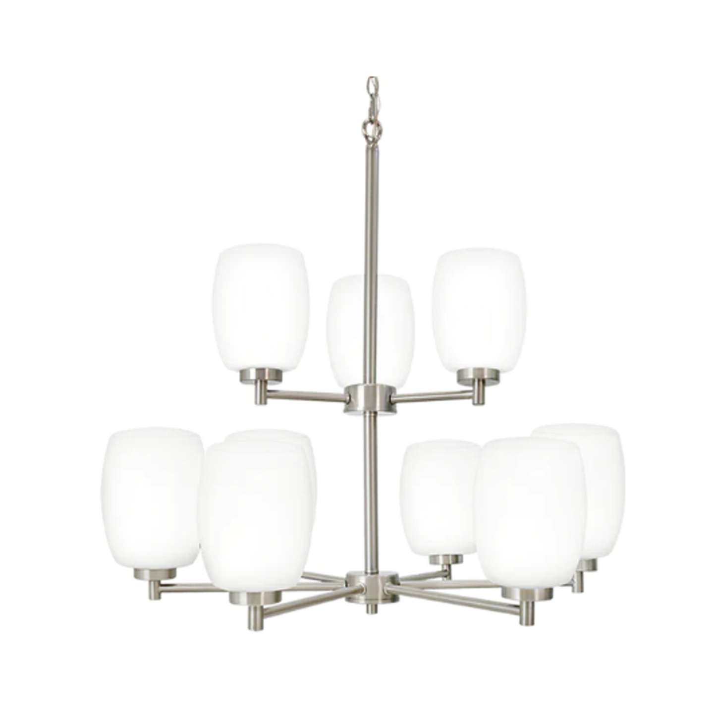 ML-TH-9 Light Opal Glass Chandelier