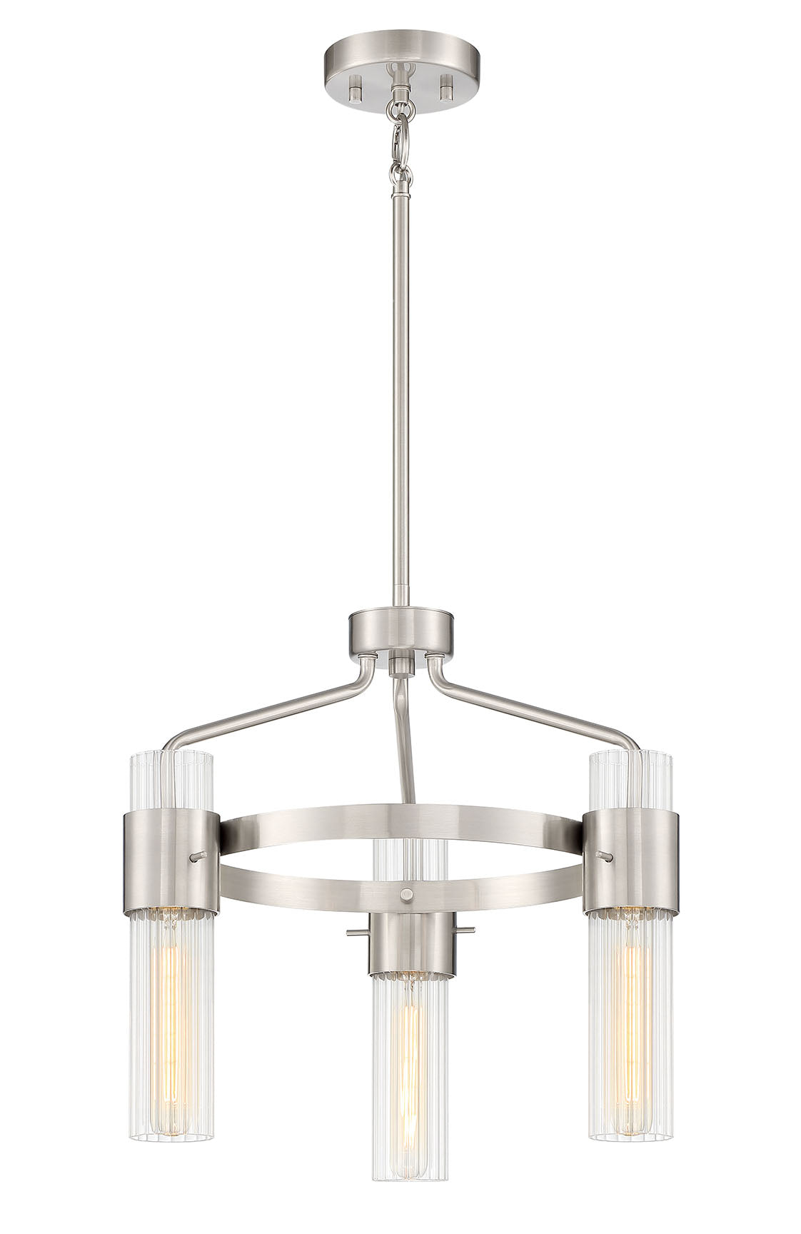 ML-TH-Glass Cylinder Chandelier