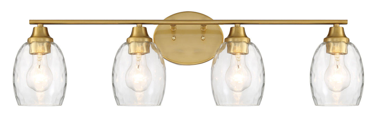 ML-TH-Clear Water Stone Glass Vanity-Satin Nickel