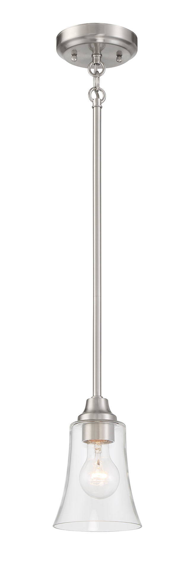 ML-TH-Clear Bell Glass Chandelier