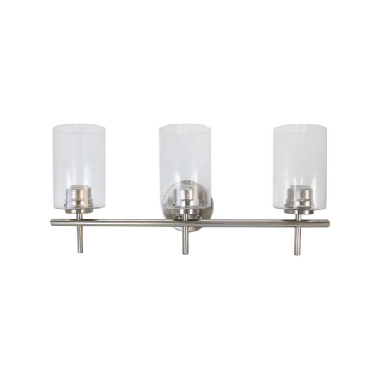 ML-TH-Cross Bar Clear Glass Vanity