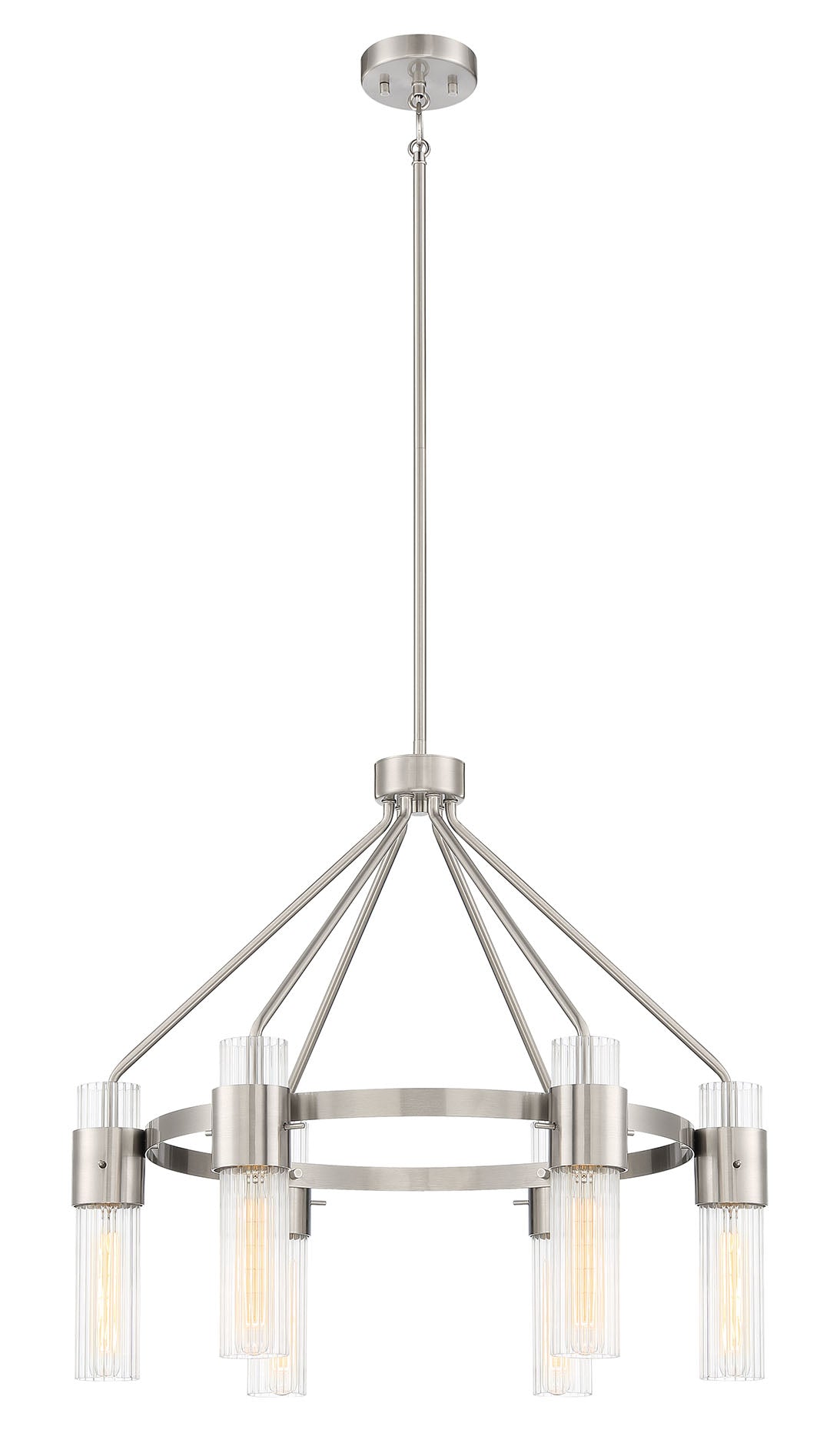 ML-TH-Glass Cylinder Chandelier