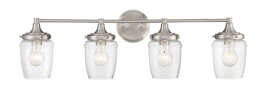 ML-TH-Single Twirl Clear Glass Vanity
